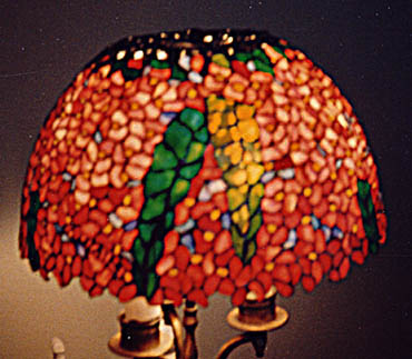 Anthony Hart Begonia Leaded Lamp