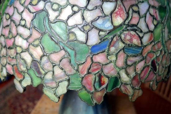 Anthony Hart Begonia Leaded Lamp