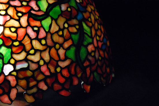Anthony Hart Begonia Leaded Lamp