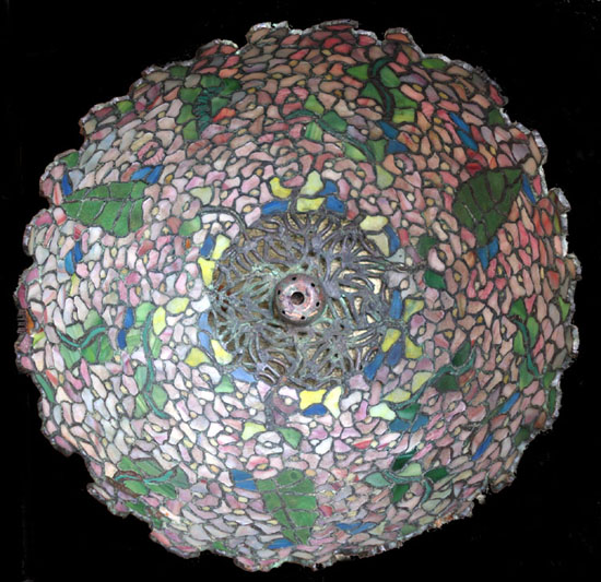 Anthony Hart Begonia Leaded Lamp