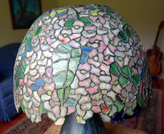 Anthony Hart Begonia Leaded Lamp