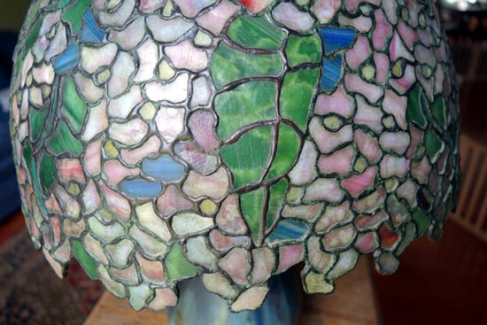 Anthony Hart Begonia Leaded Lamp