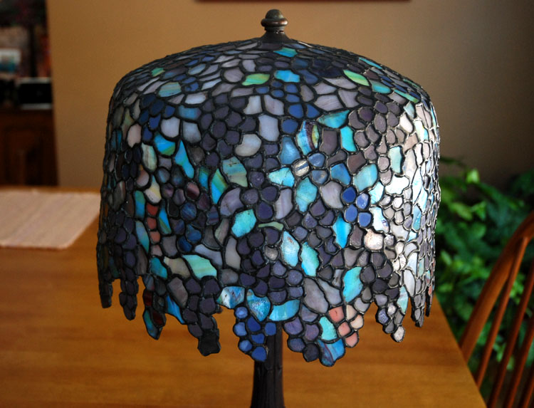 Anthony Hart Grape Leaded Lamp