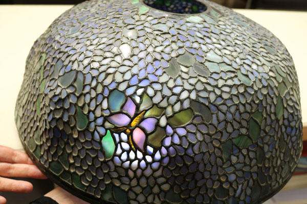 Anthony Hart Wisteria Leaeded Lamp