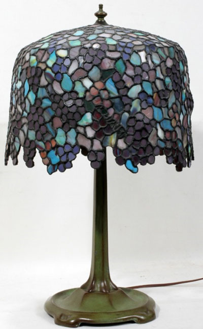 Anthony Hart Leaded Glass Lamp