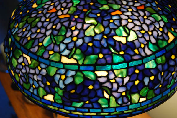 A. Hart Floral Table Lamp