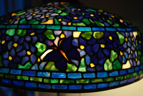 A. Hart Floral Table Lamp