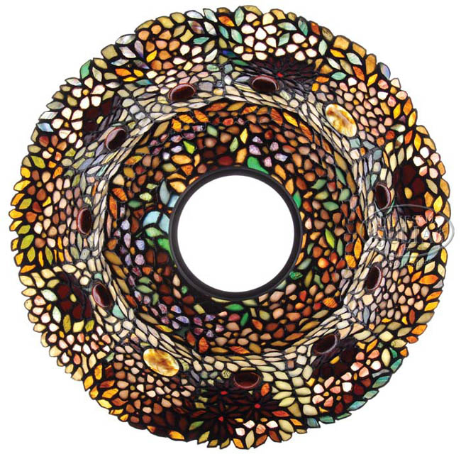 Anthony Hart Jewelled Leaded Lamp