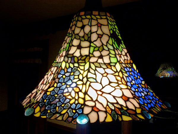 Anthony Hart Floral Trumpet Chandelier