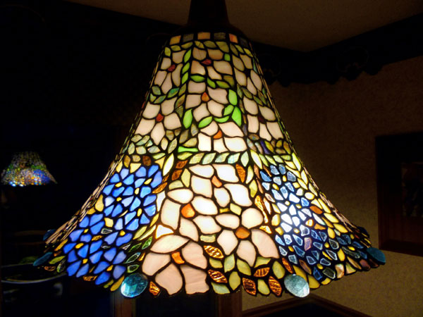 Anthony Hart Floral Trumpet Chandelier