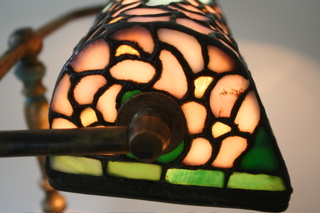Anthony Hart floral piano lamp
