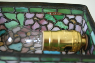 Anthony Hart floral piano lamp