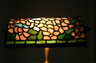 Anthony Hart floral piano lamp