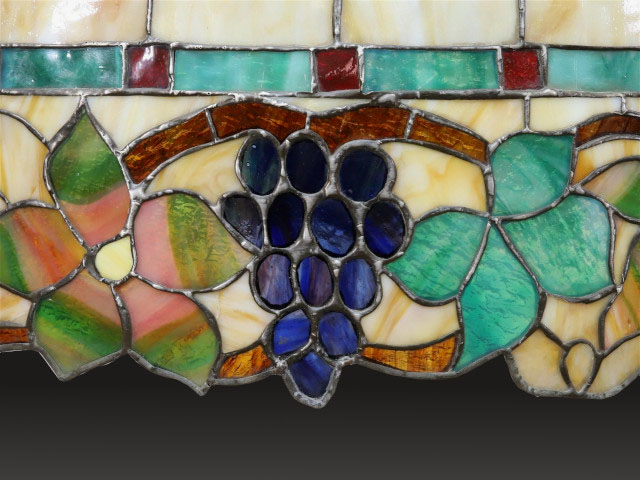 Neuhauser Leaded Grape Chandelier