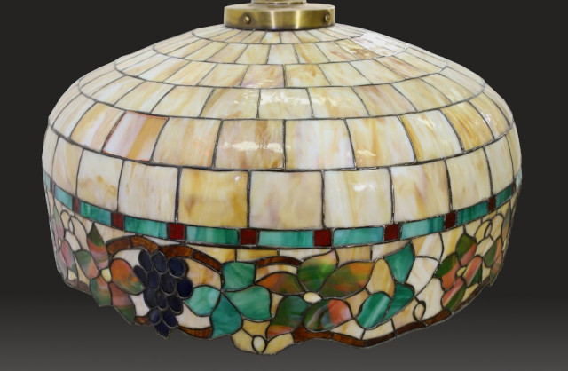 Neuhauser Leaded Grape Chandelier