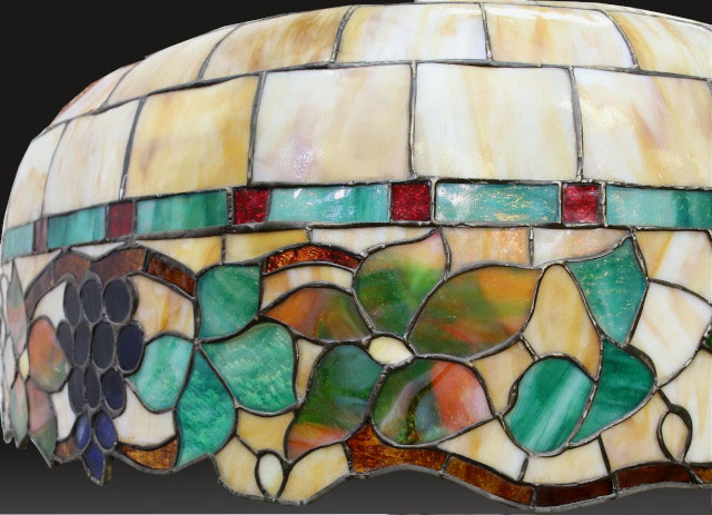 Neuhauser Leaded Grape Chandelier
