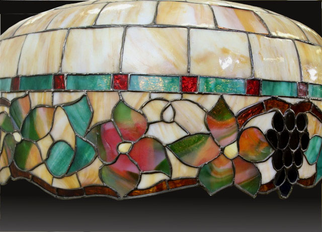 Neuhauser Leaded Grape Chandelier