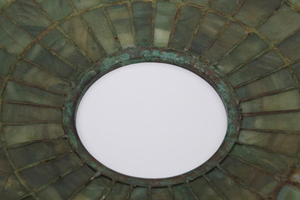 Neuhauser Fuscia Leaded Glass Lamp