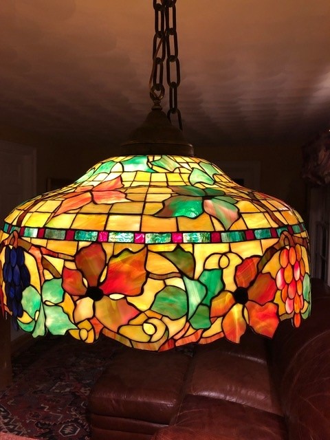 Neuhauser Leaded Grape Chandelier