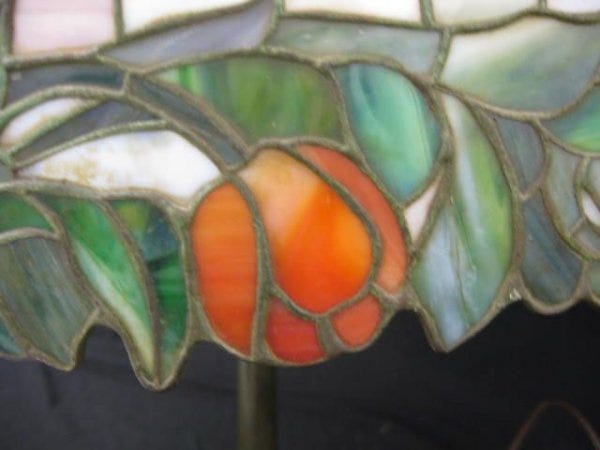 Neuhauser Floral Leaded Glass Lamp