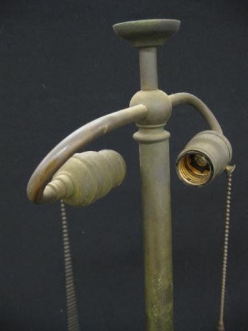 Neuhauser Floral Leaded Glass Lamp