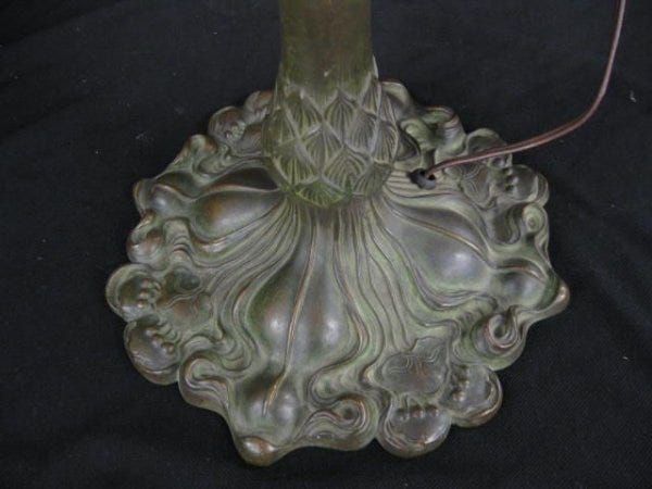 Neuhauser Floral Leaded Glass Lamp