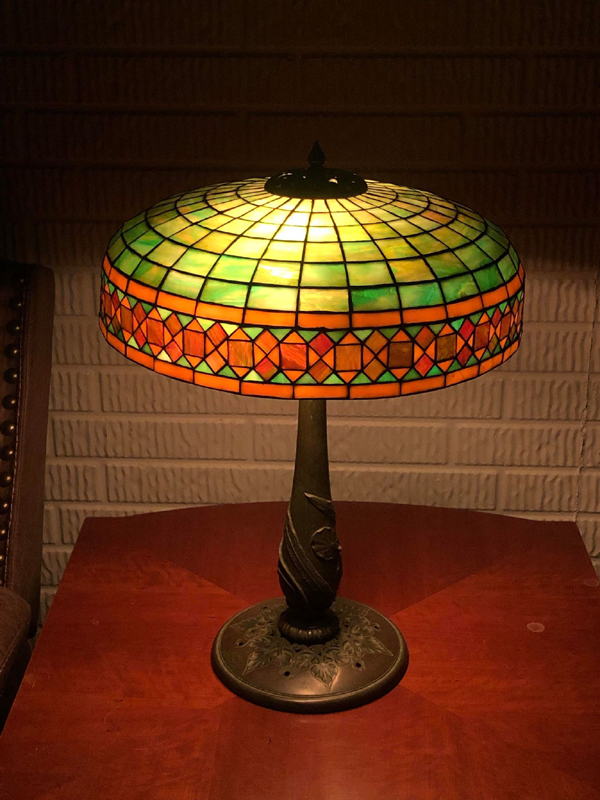 David Neuhauser Geometric Table Lamp