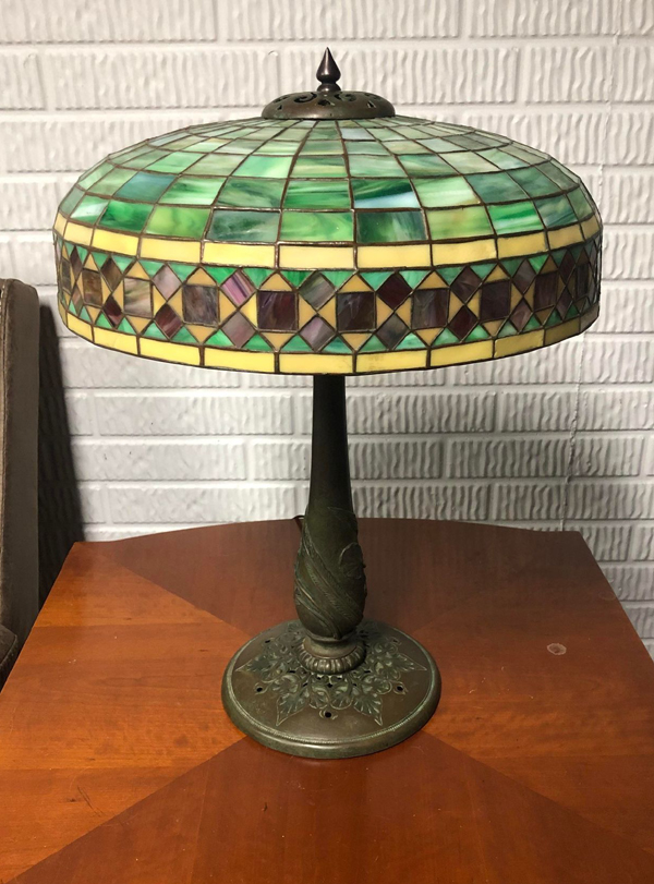David Neuhauser Geometric Table Lamp