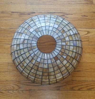 Colonial Leaded Geometric Lamp