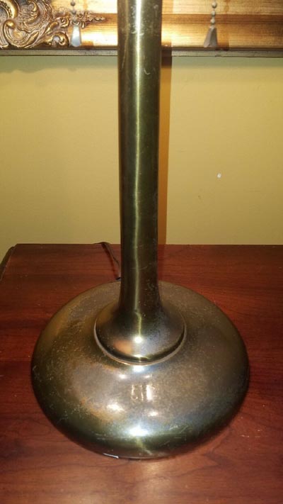 Colonial Leaded Geometric Lamp