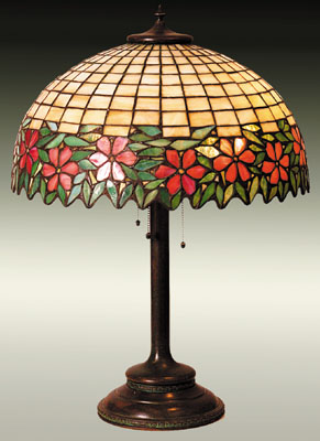 Unique Art Glass and Metal Co, Leaded Lamp