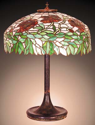 Unique 19" Peony Table Lamp