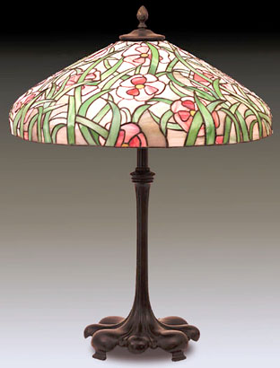 Suess Floral Leaded Table lamp