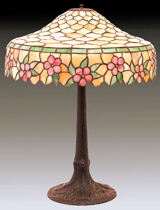 Chicago Mosaic Floral Table Lamp