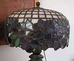 American Leaded Glass Table Lamp