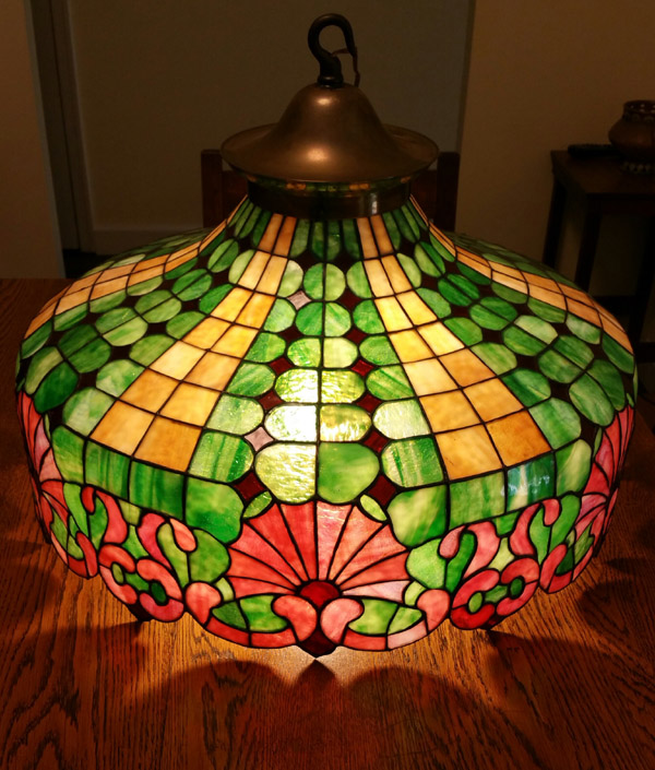 Chicago Mosaic Leaded Chandelier