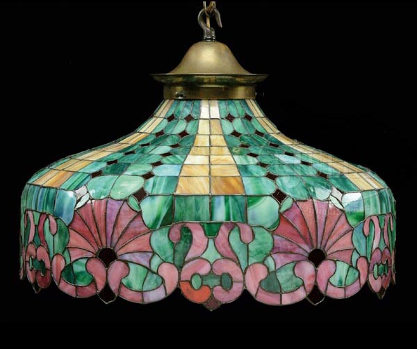 Chicago Mosaic Leaded Chandelier