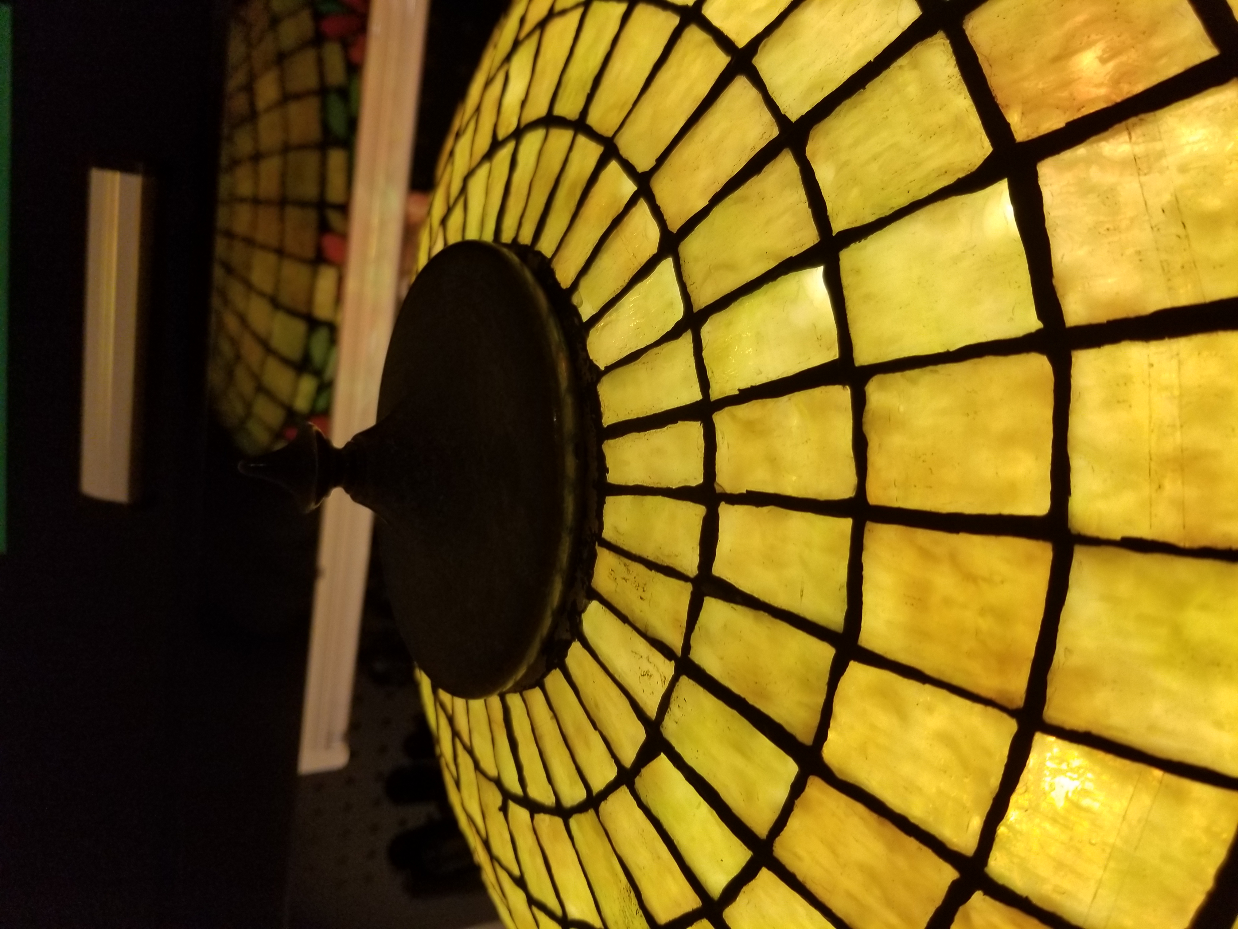 Unique Art Glass Table Lamp
