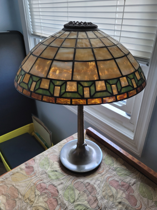 Williamson Greek Key Table Lamp