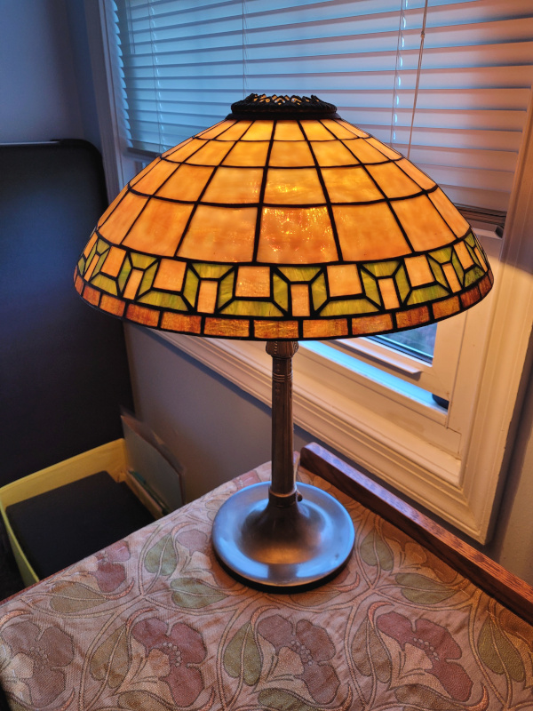 Williamson Greek Key Table Lamp