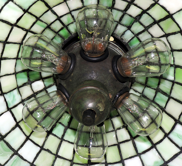 American Leaded Chandelier