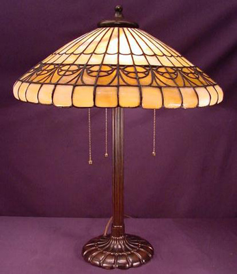 Bigelow, Kennard & Co, Leaded Table Lamp