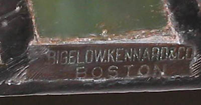 Bigelow, Kennard & Co, Iris Leaded Lamp