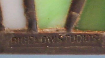 Bigelow, Kennard & Co, Iris Leaded Lamp
