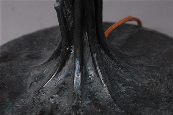 Unique Art Glass and Metal Co, Leaded Lamp