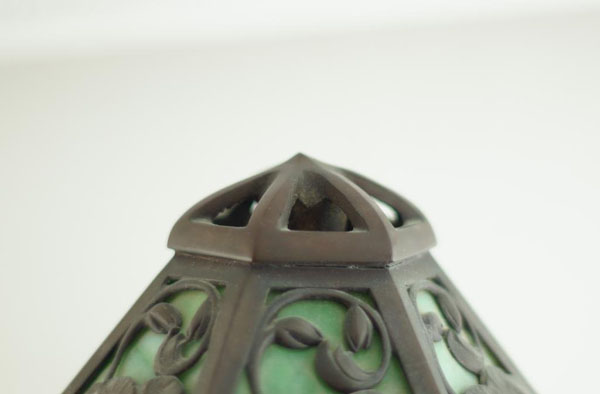 American Panel Table Lamp on Reed & Barton Base