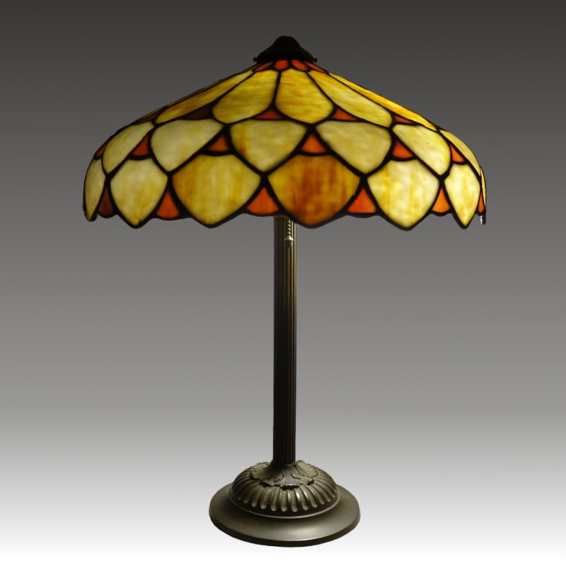 Gorham Bent Glass Table Lamp