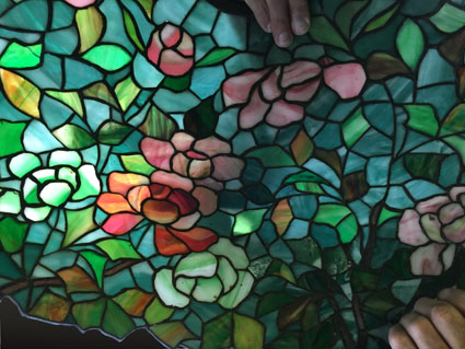 Leaded Chandelier, Maker Unknown