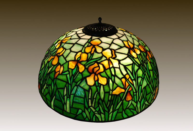Bigelow & Kennard Yellow Iris Table Lamp Lamp