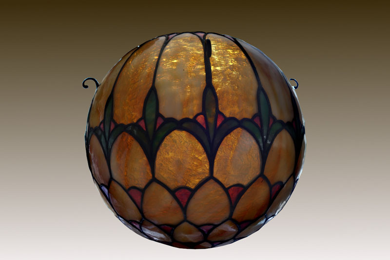 American Leaded Glass Ceiling Lantern